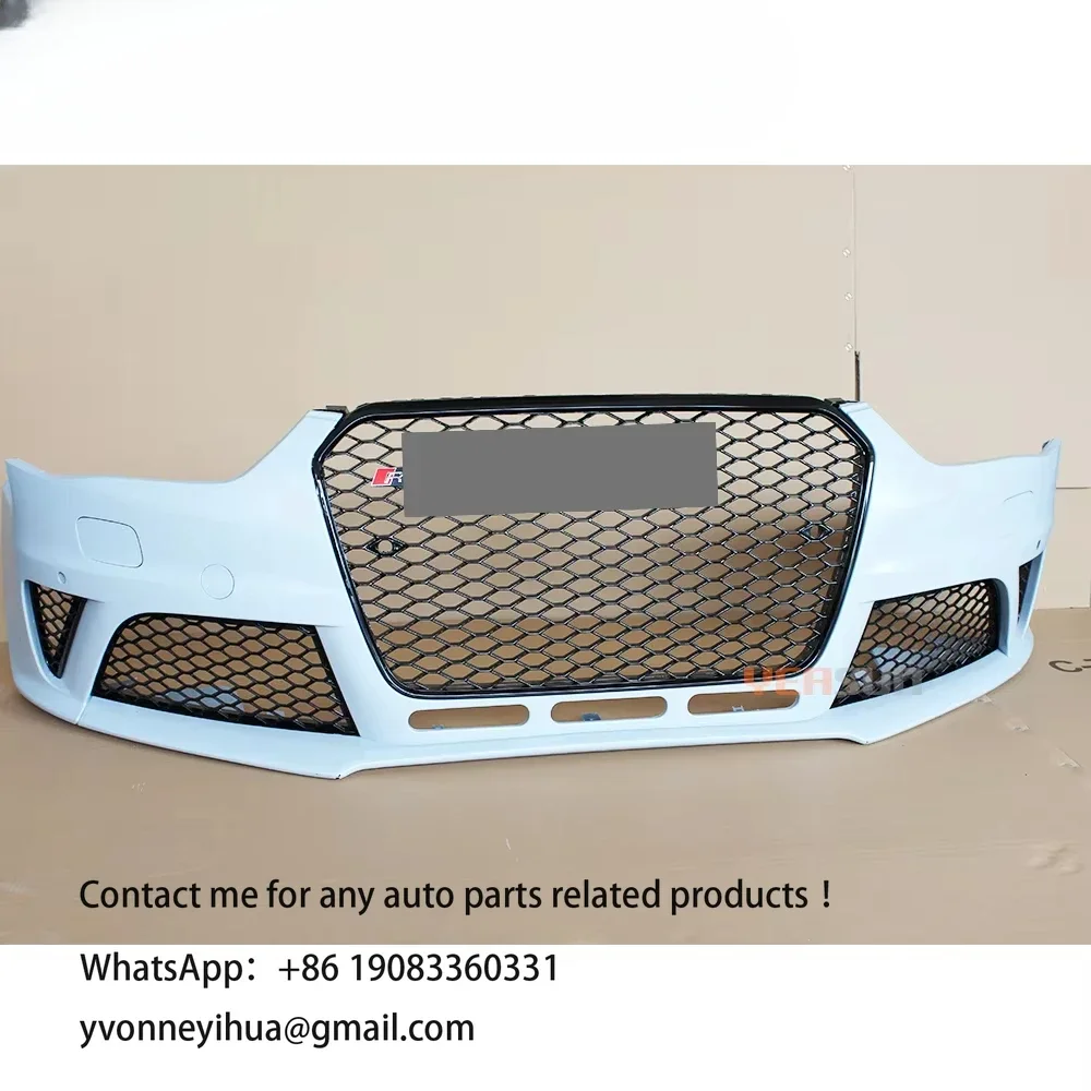 Paraurti anteriore per auto RS4 di alta qualità per Audi A4 2013 2014 2015