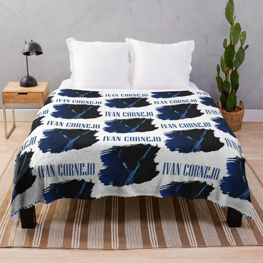 Ivan Cornejo Photo With Text v2 Throw Blanket christmas gifts Furry Plaid on the sofa Retros Blankets