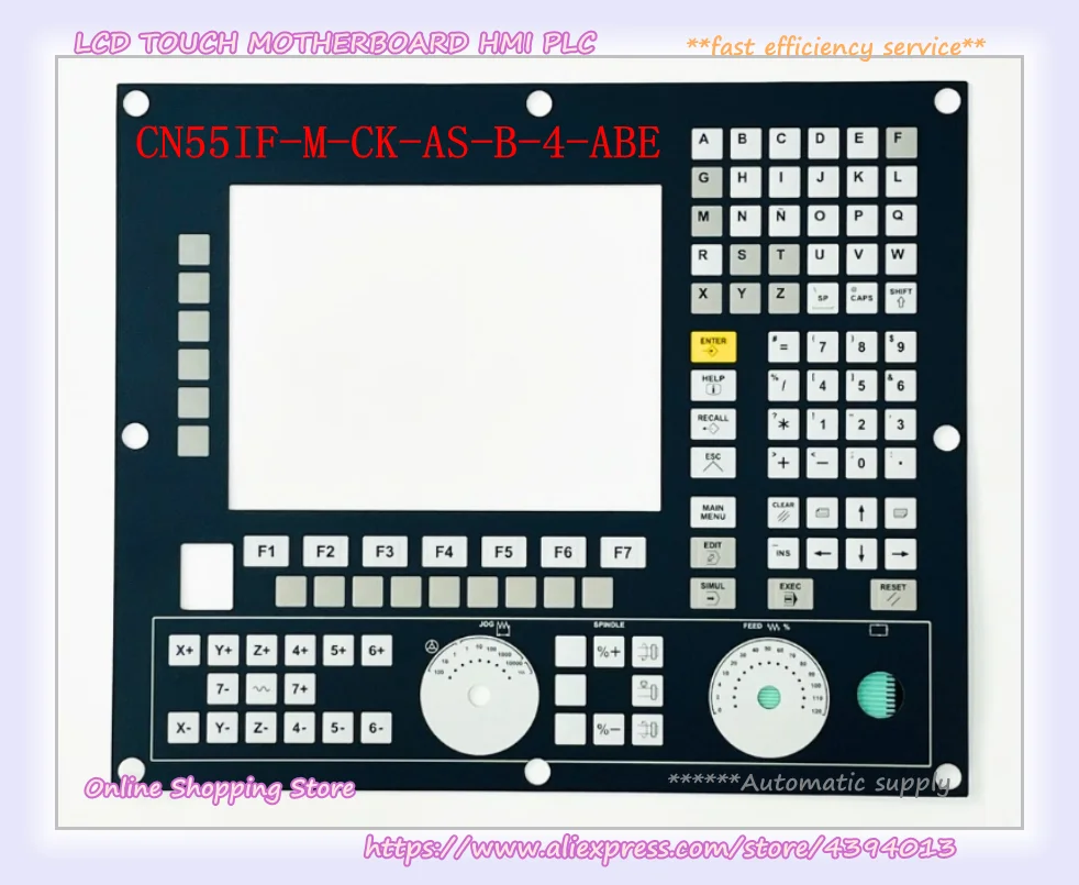 

Маска для ключей с рабочей пленкой CN55IF CN55IF-M-CK-AS-B Панель кнопок с ЧПУ Новый CN55IF-M-CK-AS-B-4-ABE