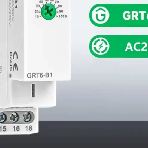 GRT6-B1 Relay 0.1s-10 Days Adjustable Digital Delay Timer 1SPDT DIN Rail Mount For Industrial Automation Control Panel