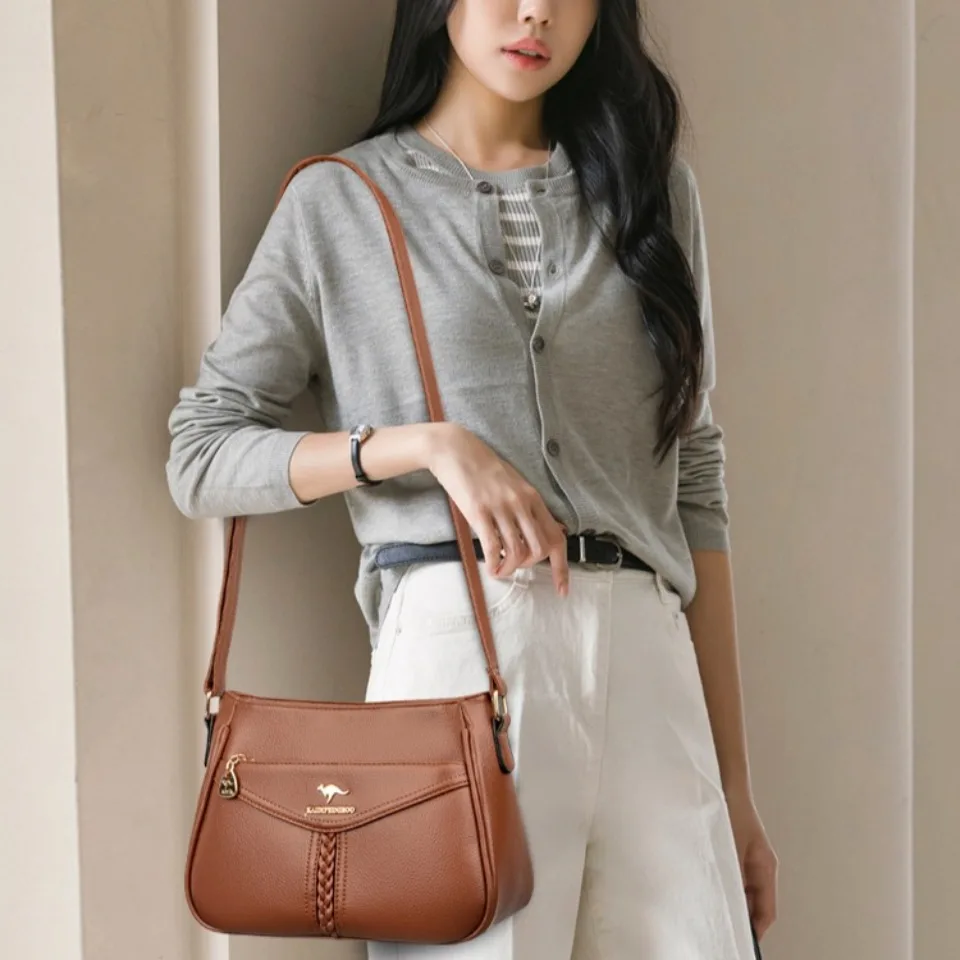 حقائب يد فاخرة ذات علامة تجارية أصلية حقائب نسائية مصممة بأعلى جودة حقائب كتف جلدية ناعمة للنساء حقائب يد عبر الجسم #3