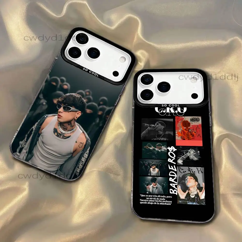 

C.R.O Rock Malos Cantores Phone Case For iPhone 17,16,15,14,13,12,X,8,Pro,Max,Plus,SE4,Air,Mini HD Black IMD Matte