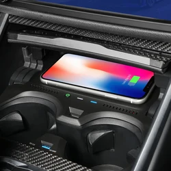 For BMW G20 G21 G22 G28 3 4 Series 2019 2020 2021 2022 15w car wireless charger fast charger phone charger charging plate