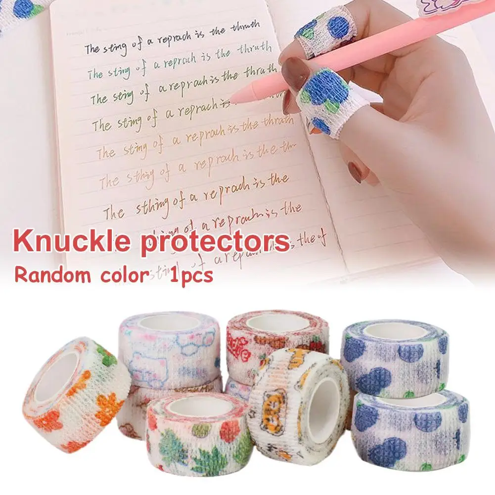 

Бандаж на палец, защитный чехол для суставов пальцев, эластичная лента, самоклеящаяся повязка, дышащая, для занятий спортом на открытом воздухе, для работы