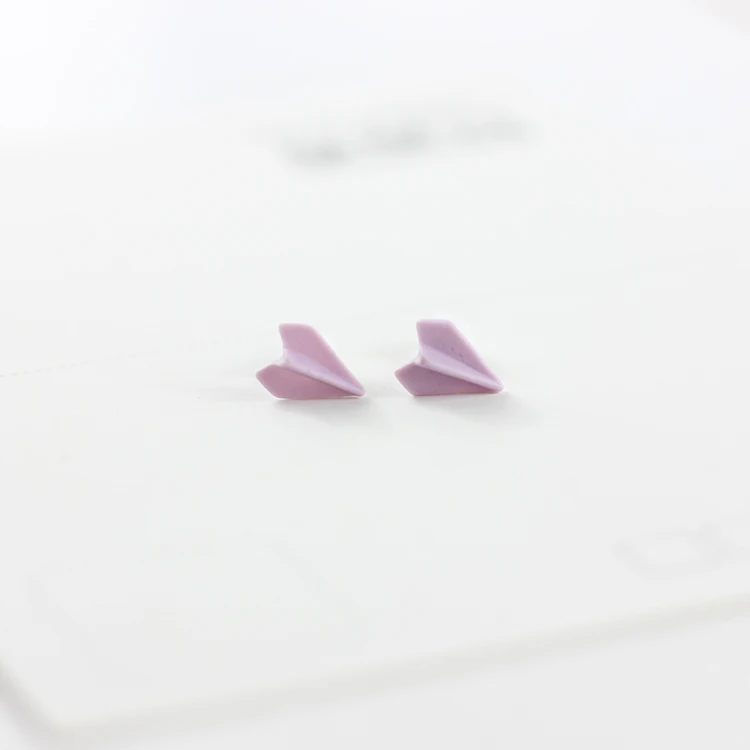 handmade ceramic creative fashion earrings small fresh female Japanese ceramic ear jewelry #1180