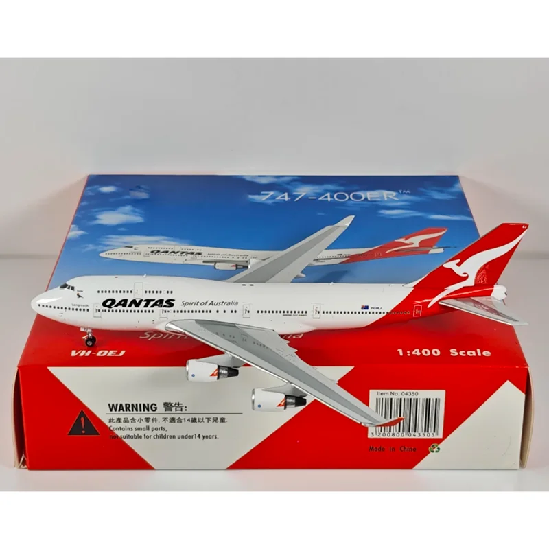 فينيكس 1/400 مقياس Qantas B747-400ER VH-OEJ يموت الصب سبيكة نموذج طائرة المقتنيات الحلي الزخرفية الهدايا اللعب