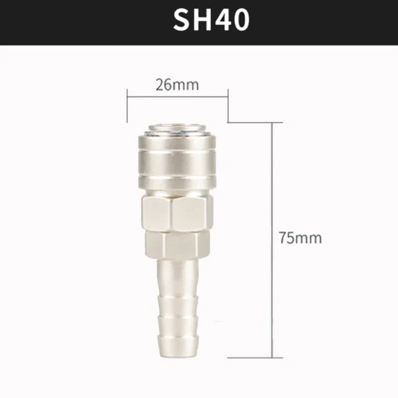 Stainless Steel Pneumatic Joint C Type Self-locking Quick Connector Male Female SP SF SM SH  Tool Air Pump Compressor