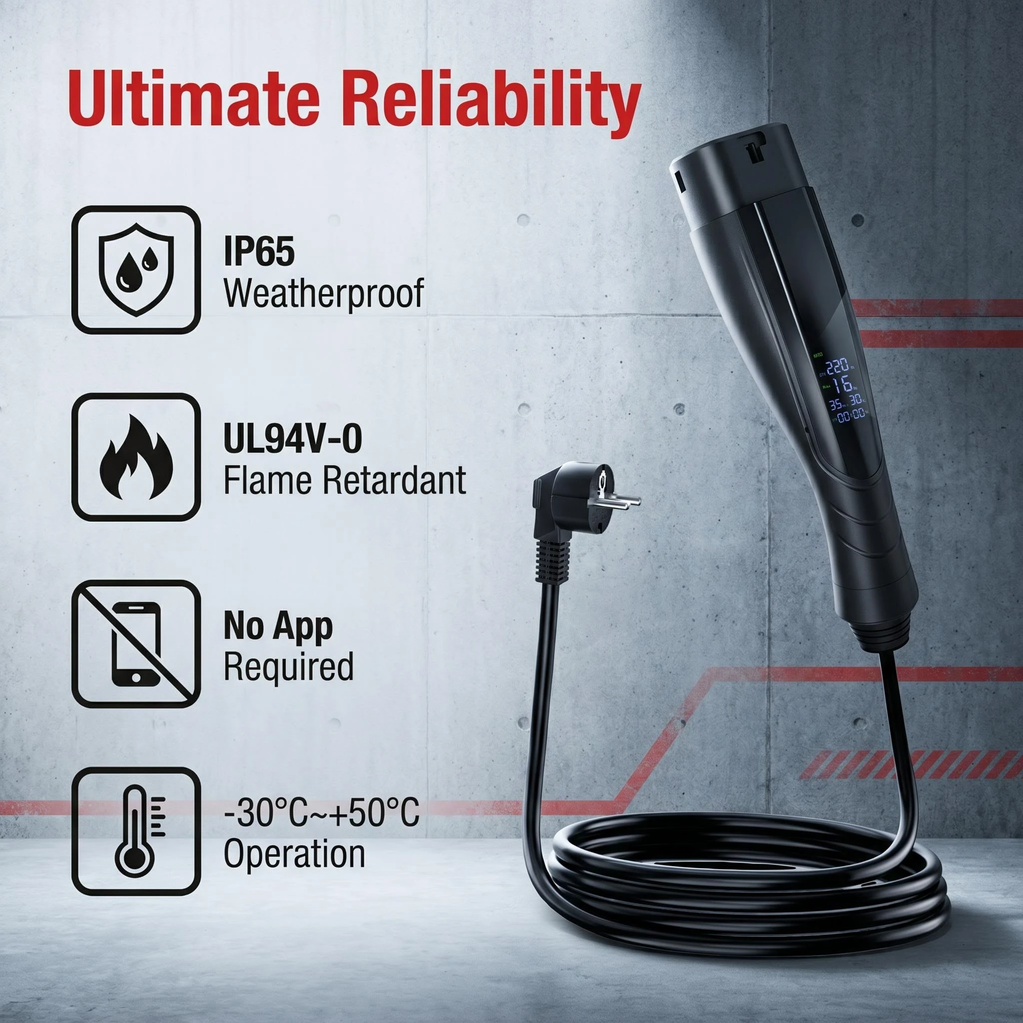 Portable 3.5kW 16A EV Charger  - Photography Digital recension och pris