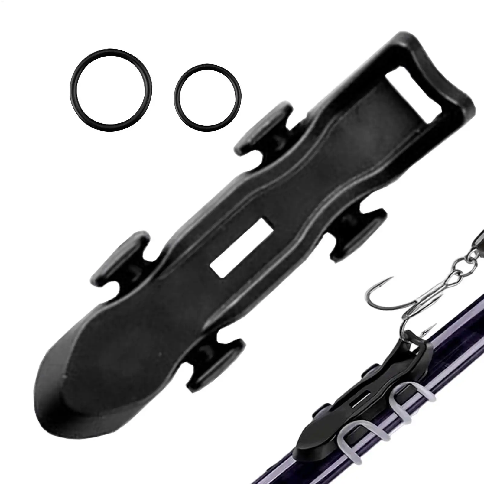 المغناطيسي الطعم شماعات الصيد هوك حارس قضيب إغراء المثبت مع عدم الانزلاق وسادة مطاطية الصيد معالجة الملحقات