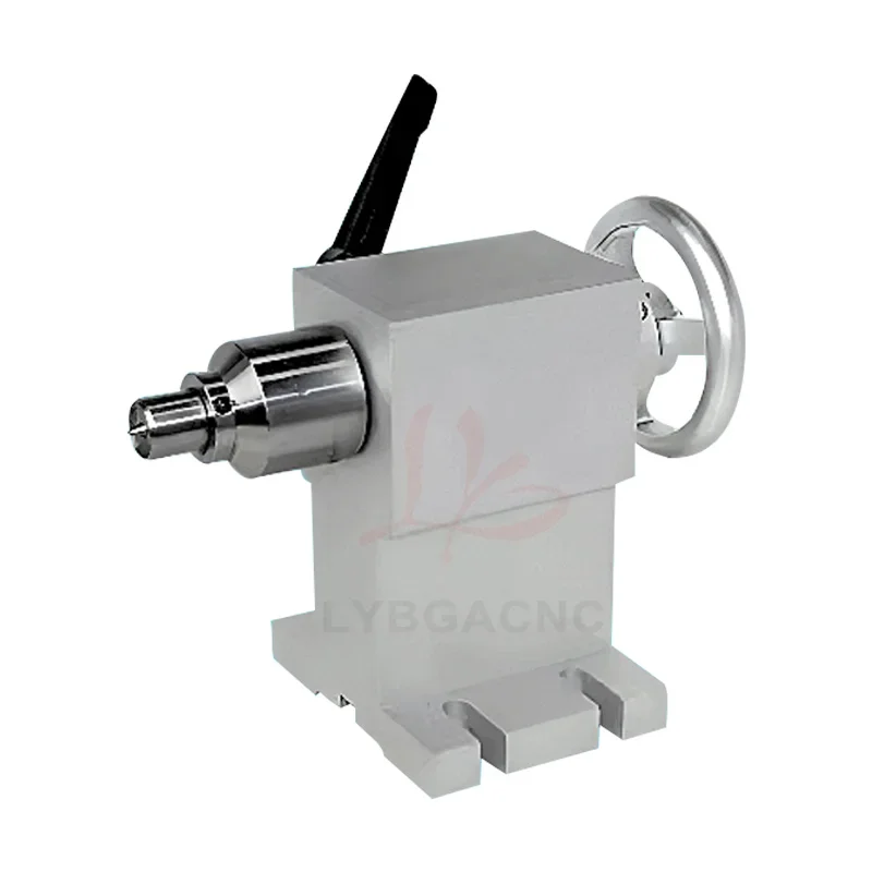 LY 105 مللي متر ارتفاع المركز باستخدام الحاسب الآلي Tailstock مقاوم للماء نوع قصير لآلة نحت النقش على المحور الدوار باستخدام الحاسب الآلي #5