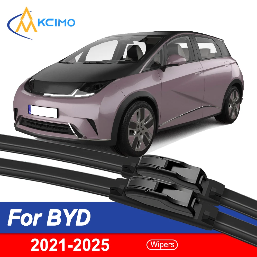 

Reliable & Durable 2-Pack Windshield Wipers for BYD Dolphin EA1 2021-2025 All-Weather Use Clear Vision Enhanced Safety