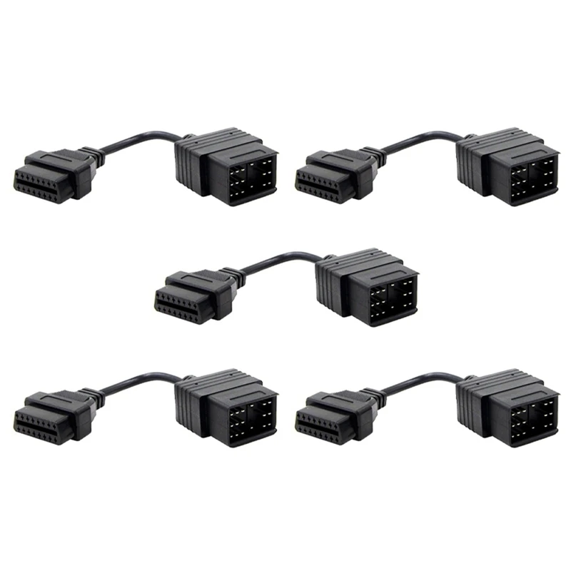 

5X Car OBD II Cable For Toyota 17Pin To 16Pin OBD 2 Female Diagnostic Connector For Toyota 17 Pin OBDII Adapter