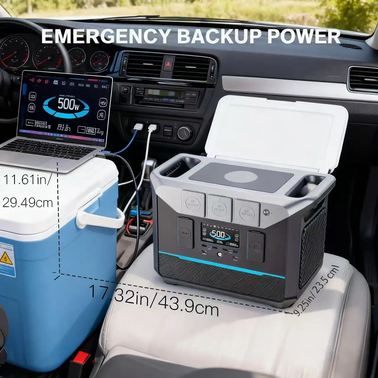 1382Wh 220V Outdoor Portable Power Station NEO-1500W Self-Driving Emergency RV Solar Energy Storage Pure Sine Wave LiFePO4