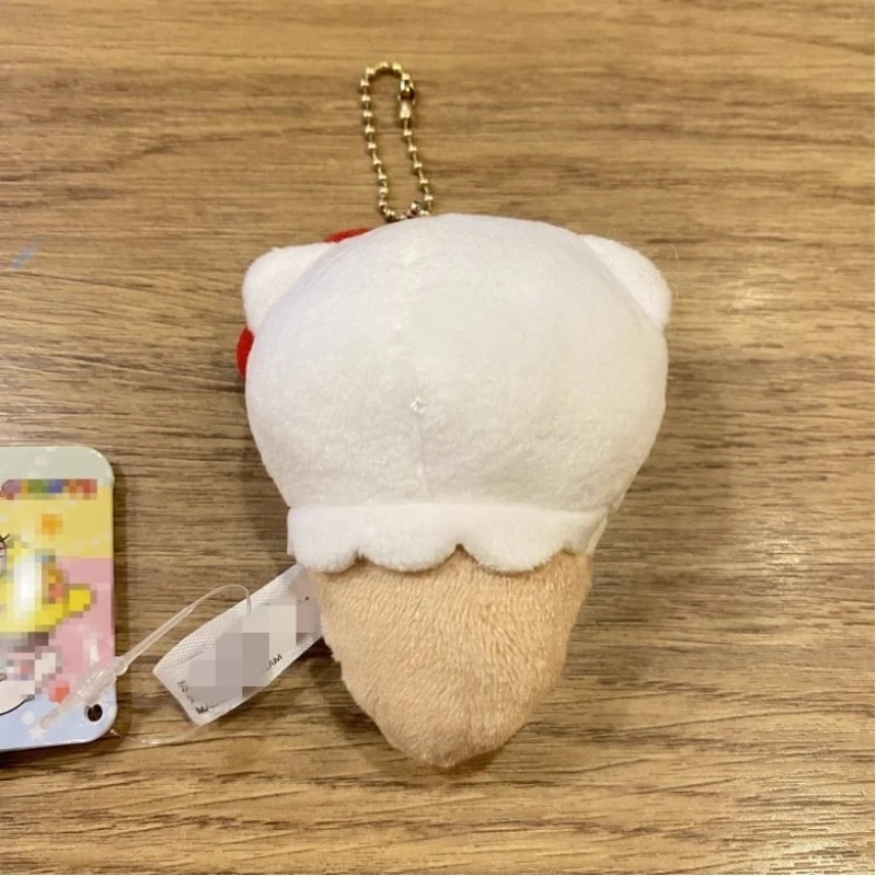 الكرتون الآيس كريم المخروط Kt القط لطيف ألعاب من نسيج مخملي الآيس كريم مخروط قلادة صغيرة المدرسية شماعات المفاتيح لطيف هدية الزخرفية