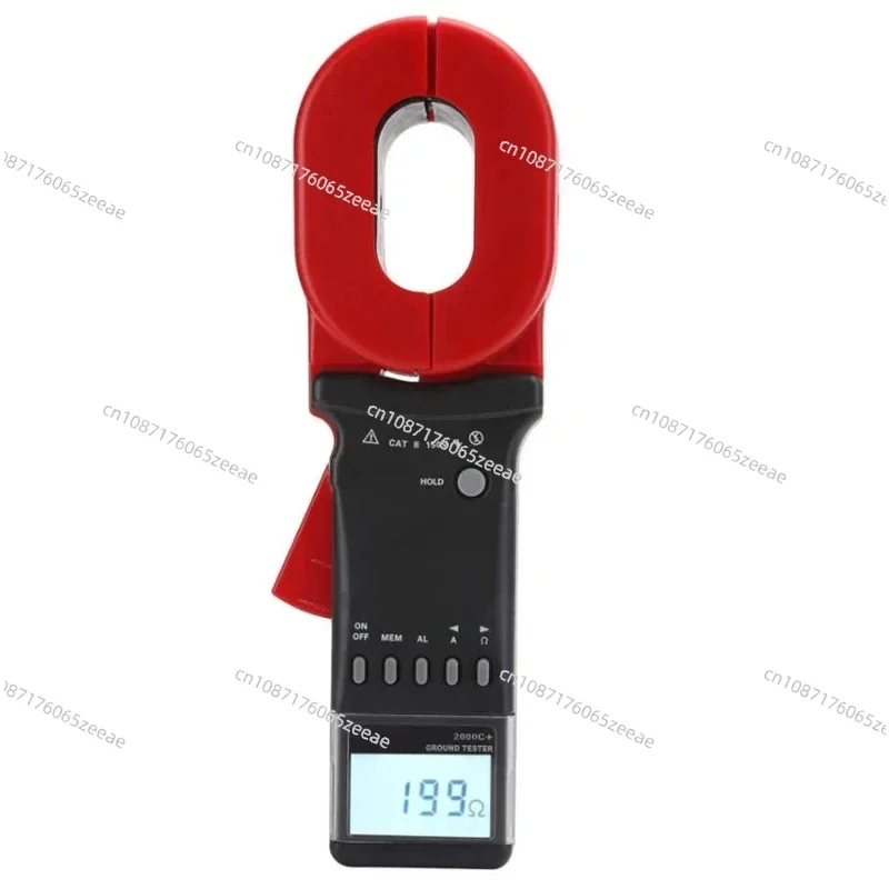 ETCR2000C+ 0.010-1200ohm/0.00mA-20.0A Clamp on Earth Resistance Tester/Meter Earth Ground Tester Earth Leakage Current Tester