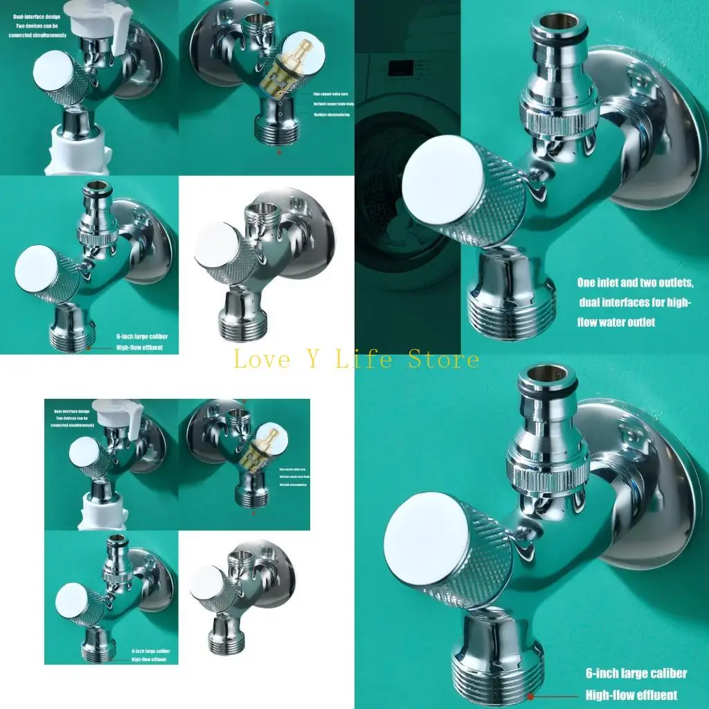 

L74C Двойной порт коррозионной коррозионной доказательство латунных клапанов.