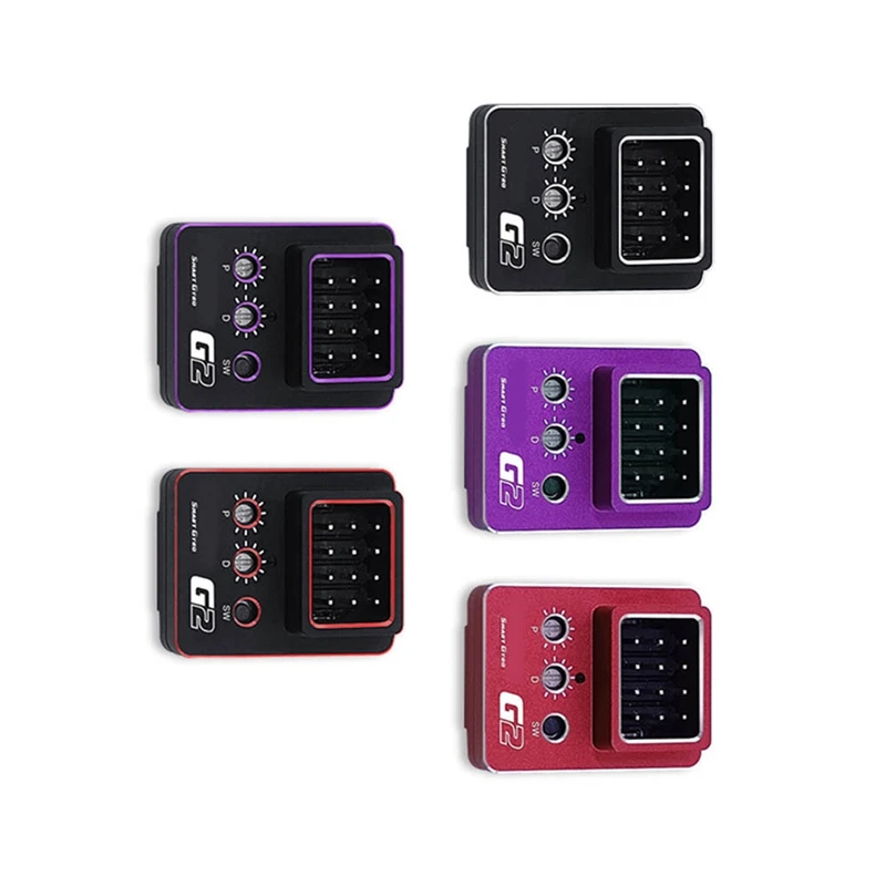 G2 Dual System Assisted Drift รถ Gyroscope 8.4V แรงดันไฟฟ้าเหมาะสําหรับ 1/10 RC REMOTE Drift รถอลูมิเนียม C