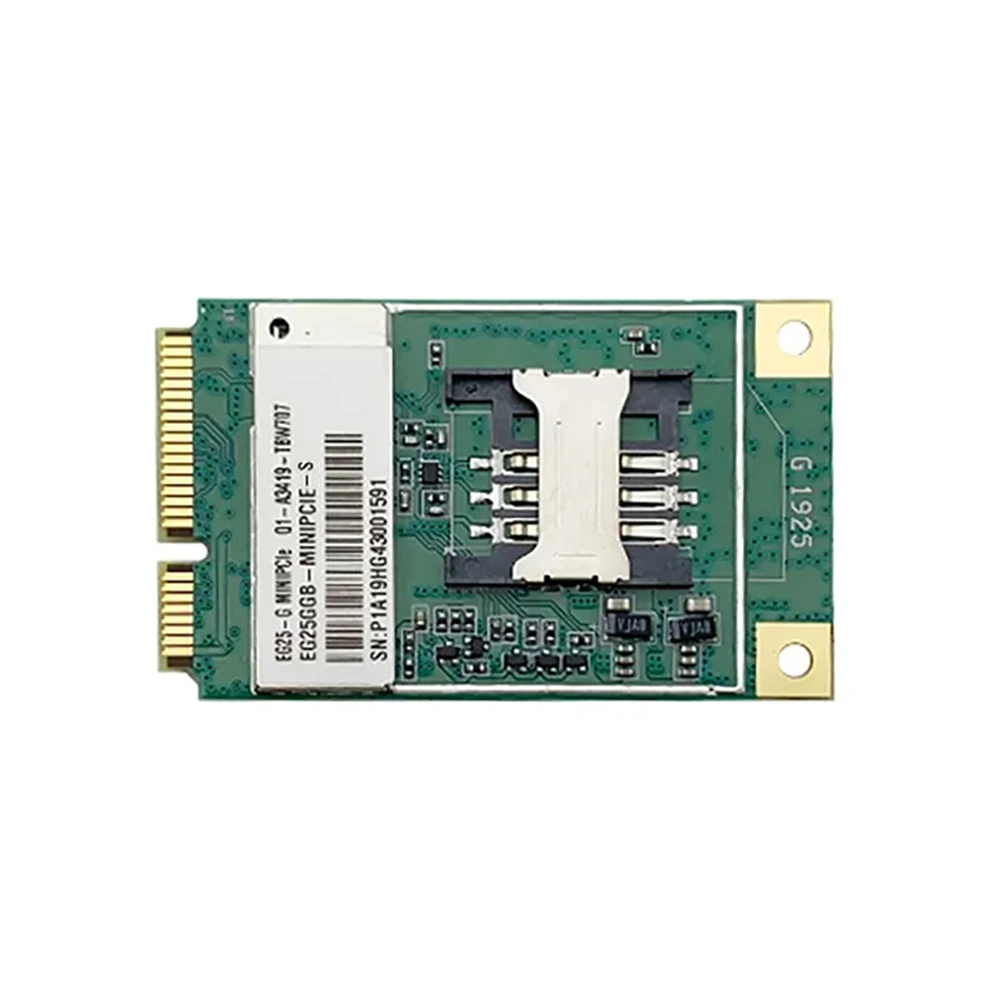 Quectel EG25-G EG25GGB-MINIPCIE/EG25GGB-MINIPCIE-S Mali pcie CAT4 Modul számára Globális Érlelődik  Szimuláció rty slot（optional）