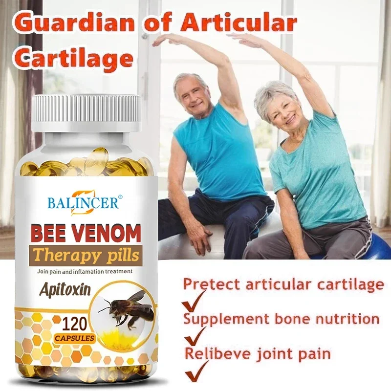 Balincer Bee Venom Extract Joint Health Supplement - Contains Glucosamine Sulfate, Joint Care, Reducing Joint Discomfort