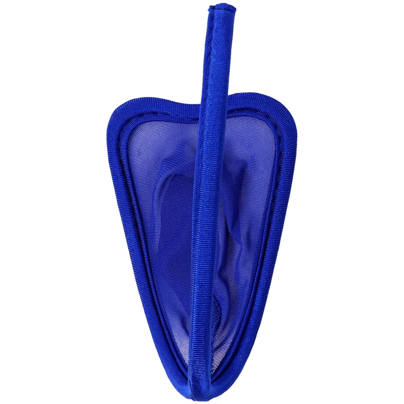 RT01 C String Sexy Men's Transparent Open Net C-string Sheer Mesh Thong Mini Jockstrap Gay Underwear Pocket Penis Short Unde&Gf1