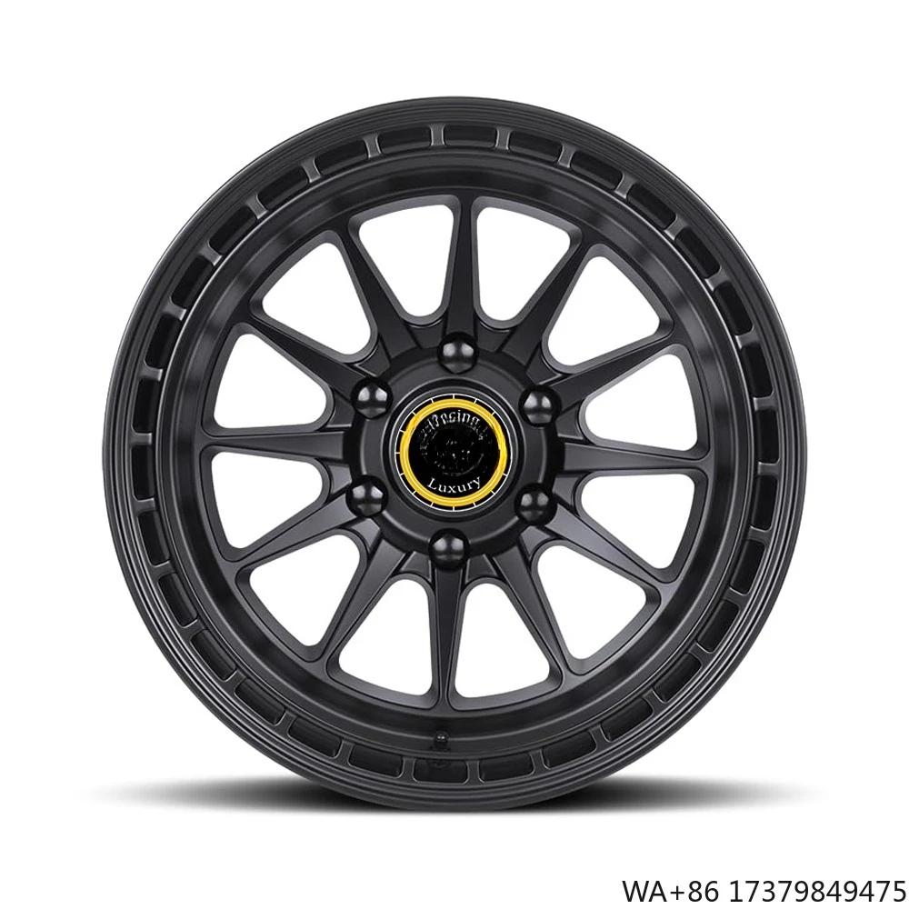 

Custom Forged Wheels New Modern Design Cast Alloy Lock OffRoad 17X9 Matte Black Wheel 6-139.7mm 17 Inch Rim