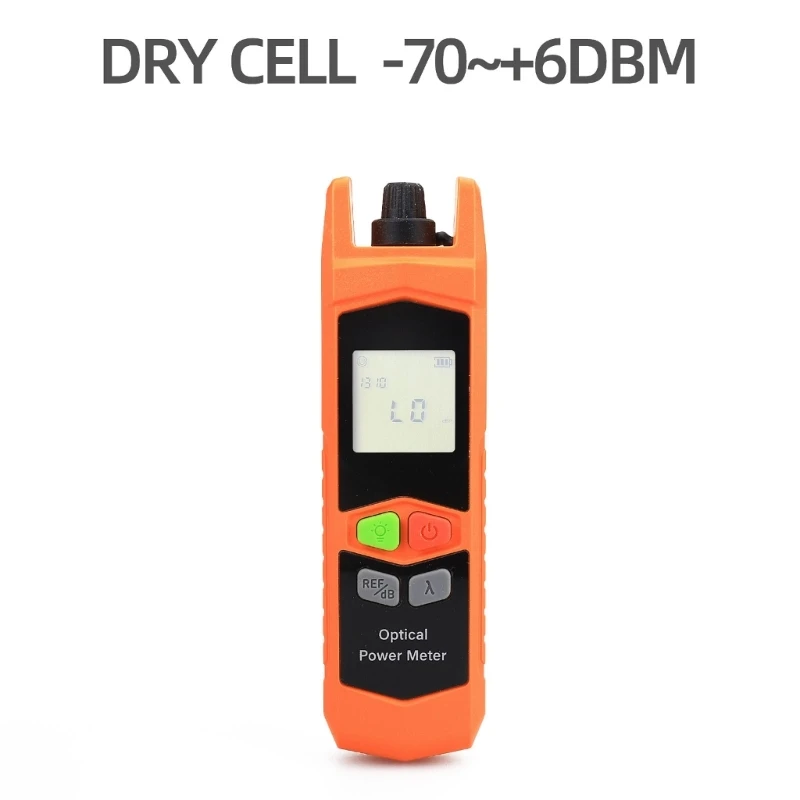 

6dbm/26dbm Mini Optical Power Meter Fiber Optical Cable Tester With Light