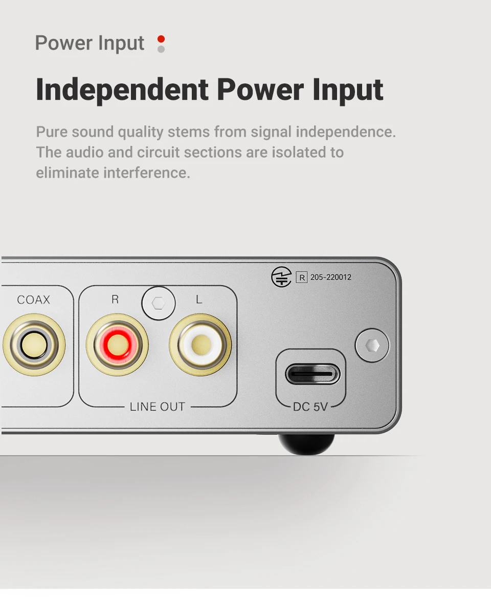 AIYIMA DAC-A7 Mini Stereo Audio USB-Decoder Kopfhörerverstärker Bluetooth 5.4 ES9038Q2M für Heim/Desktop Aktiv-Lautsprecher – Detail 9