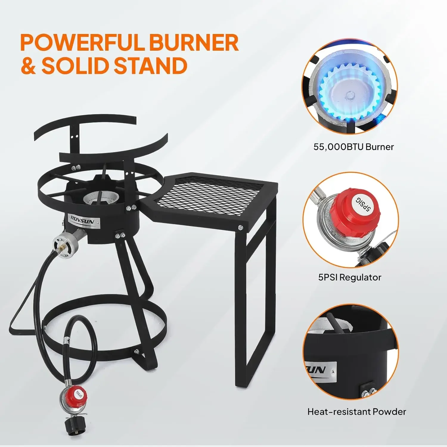 

[New Arrival, Free Shipping!]30QT Turkey Fryer & 10QT Fish Fryer Kit, 55000BTU Propane Stove with Shelf, Aluminum Outdoor Deep F