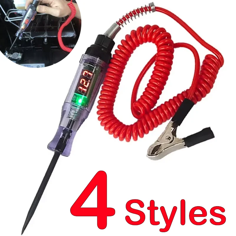 

Car Truck Circuit Voltage Tester High-quality DC 6V 12V 24V Cars Circuit Testers Diagnostic Probe Test Pen Auto Repair Tools