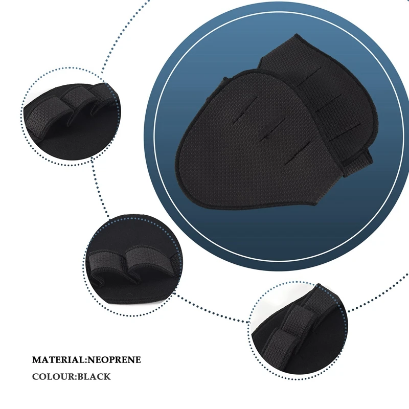 Lifting Palm Dumbbell Grips Pads Unisex Anti Skid Weight Training Gloves Gym Workout Fitness Sports Hand Protect