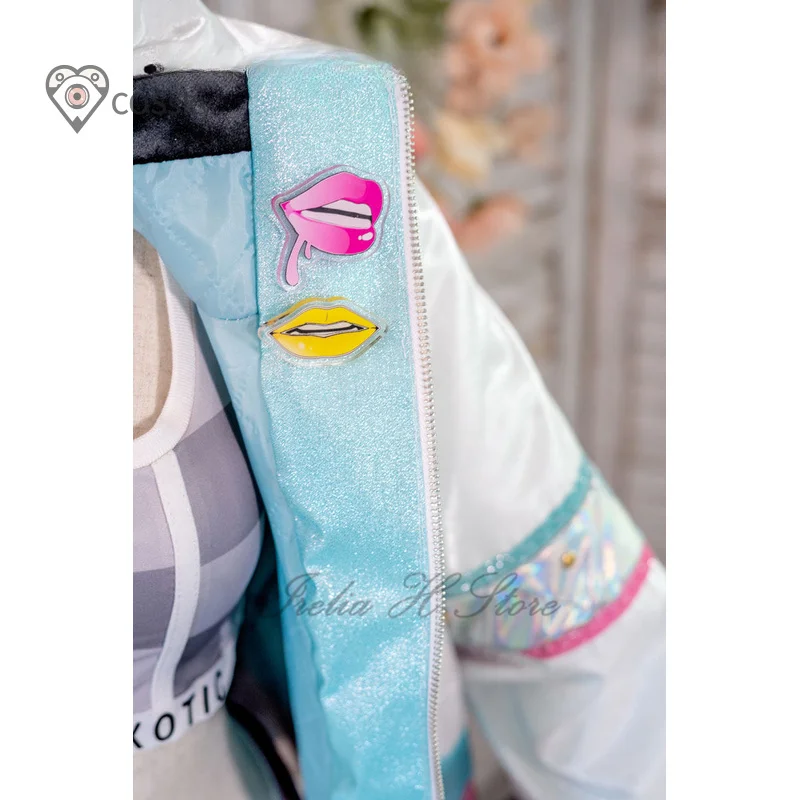 

New Jackal Cosplay Costume Anime Game Tank top pant coat sock prop Halloween party girls high-quality sweet uniform tailor-made