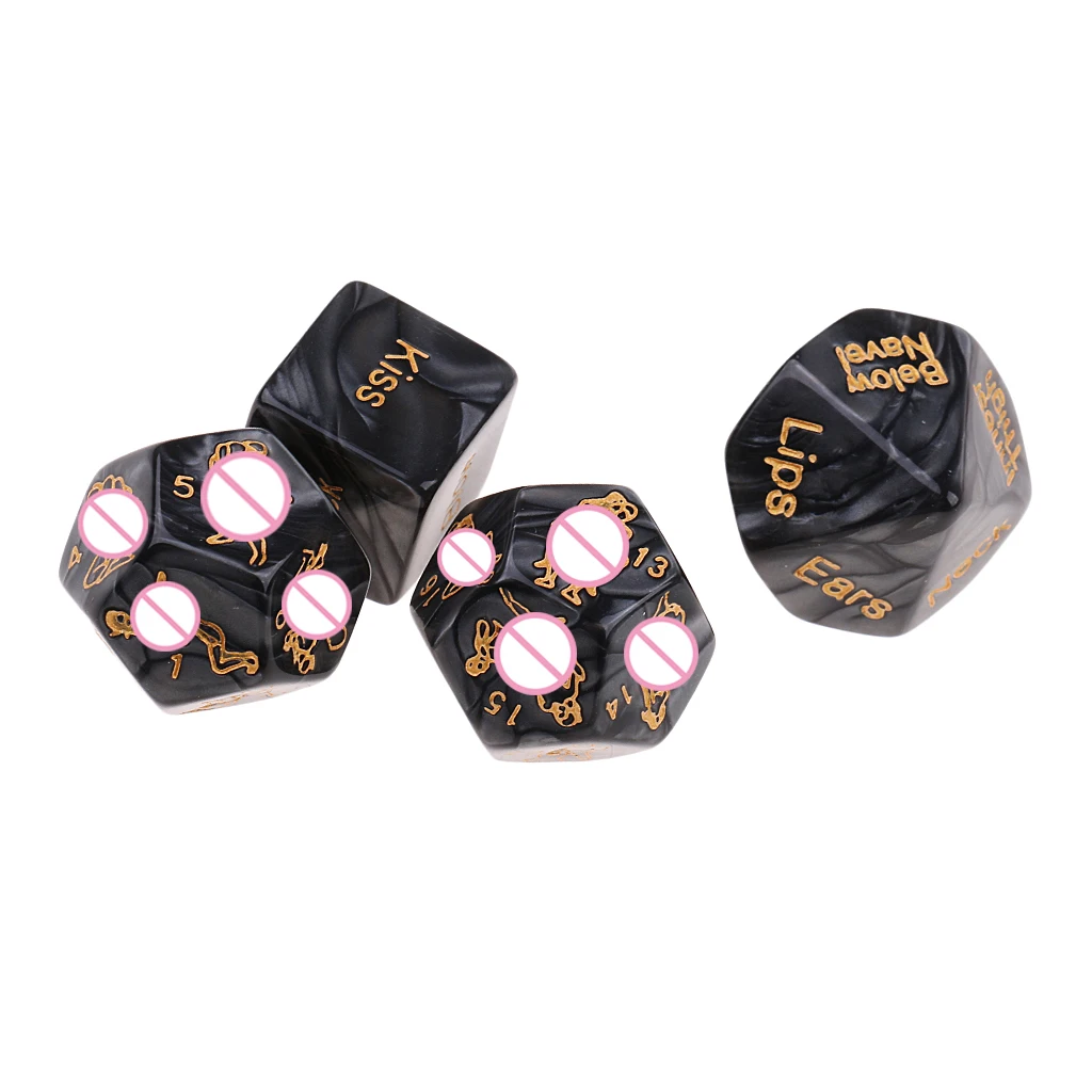 4x Adult Sex Position Dice Love Dice Sex Dice Erotic Dice Toy Lovers Gift