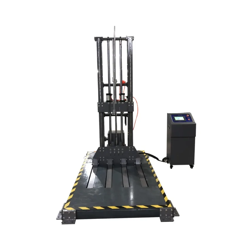 カートン落下試験機、冷蔵庫落下試験機