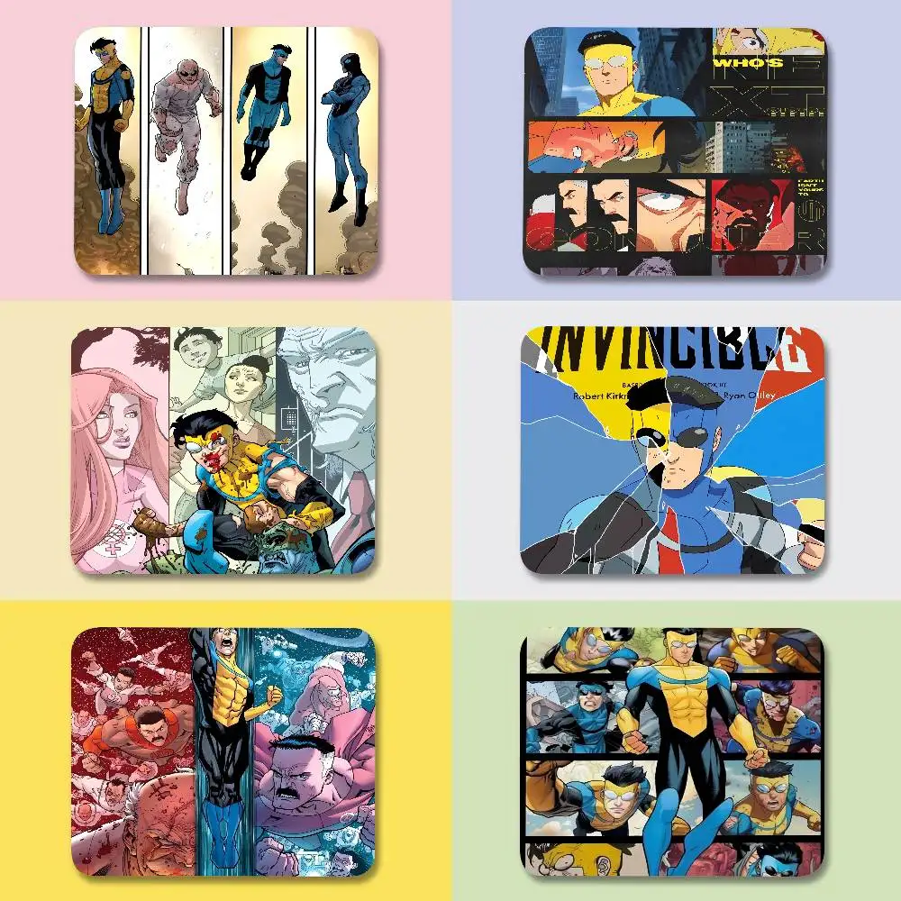 Cartoon Images I-InvincibleS Mouse Pad 25X29 Small Square Co