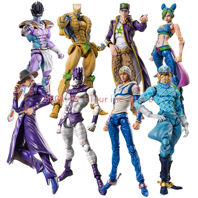 In Stock Original Anime Figurine JoJo's Bizarre Adventure Star Platinum DIO Kojo Jotaro PVC Action Figure Collect Model Toys