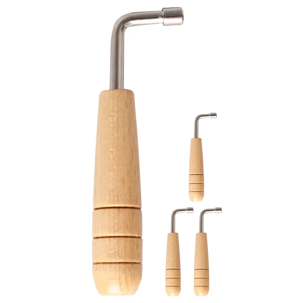 

4 Pcs String Tuning Tool Instrument Accessory Accessories Harp Stainless Steel Lyre Adjustment Wrench