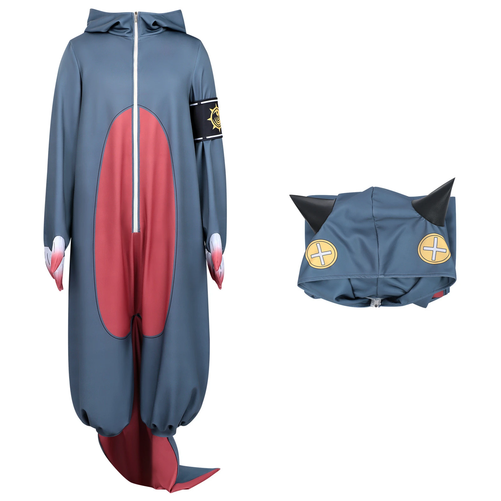 

Guita Hebby Fantasia Cosplay Costume Pajamas Jumpsuit Woman Outfit for Halloween Navidad Carnaval Party