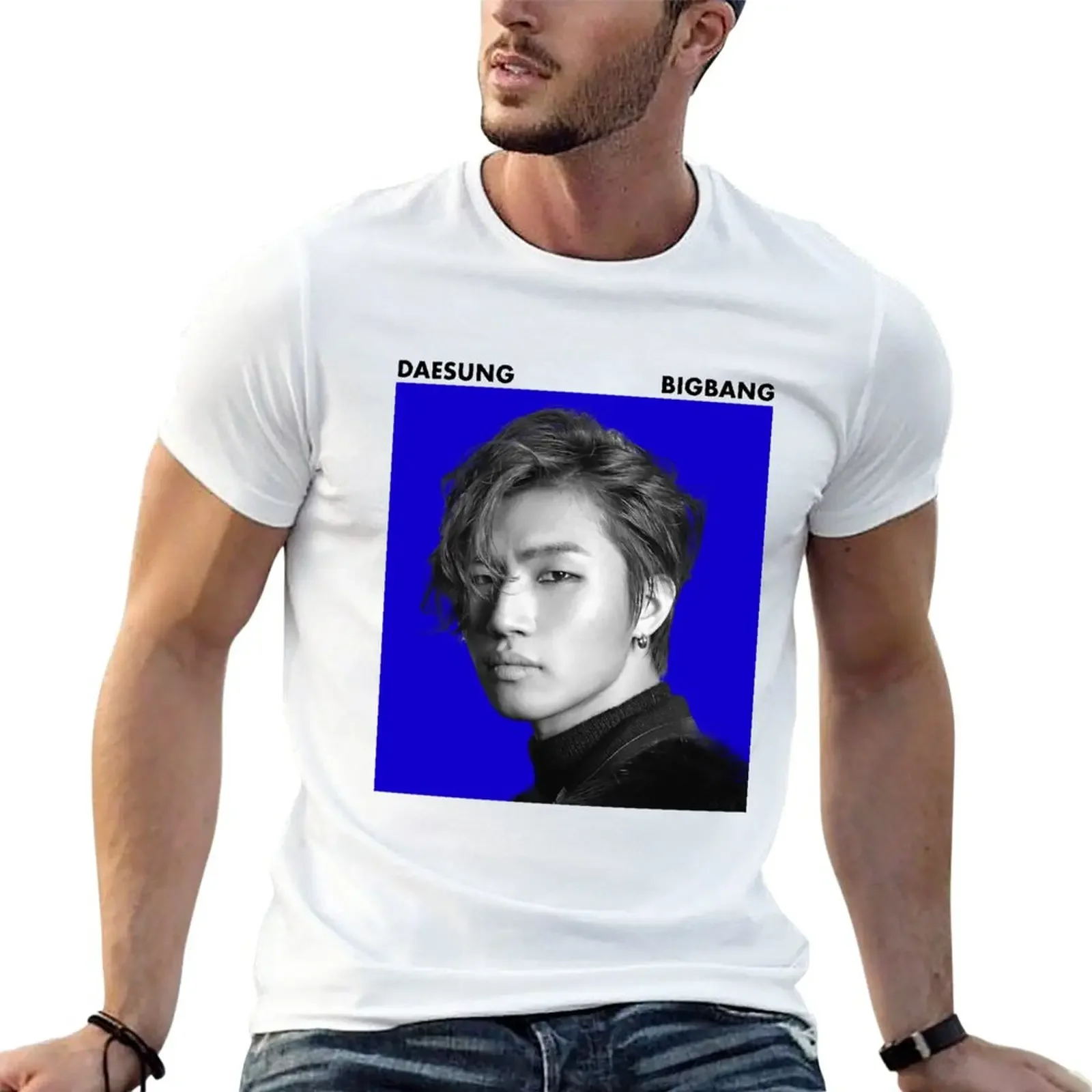 BIGBANG - Daesung T-Shirt animal prinfor boys summer clothes funnys heavy weight t shirts for men