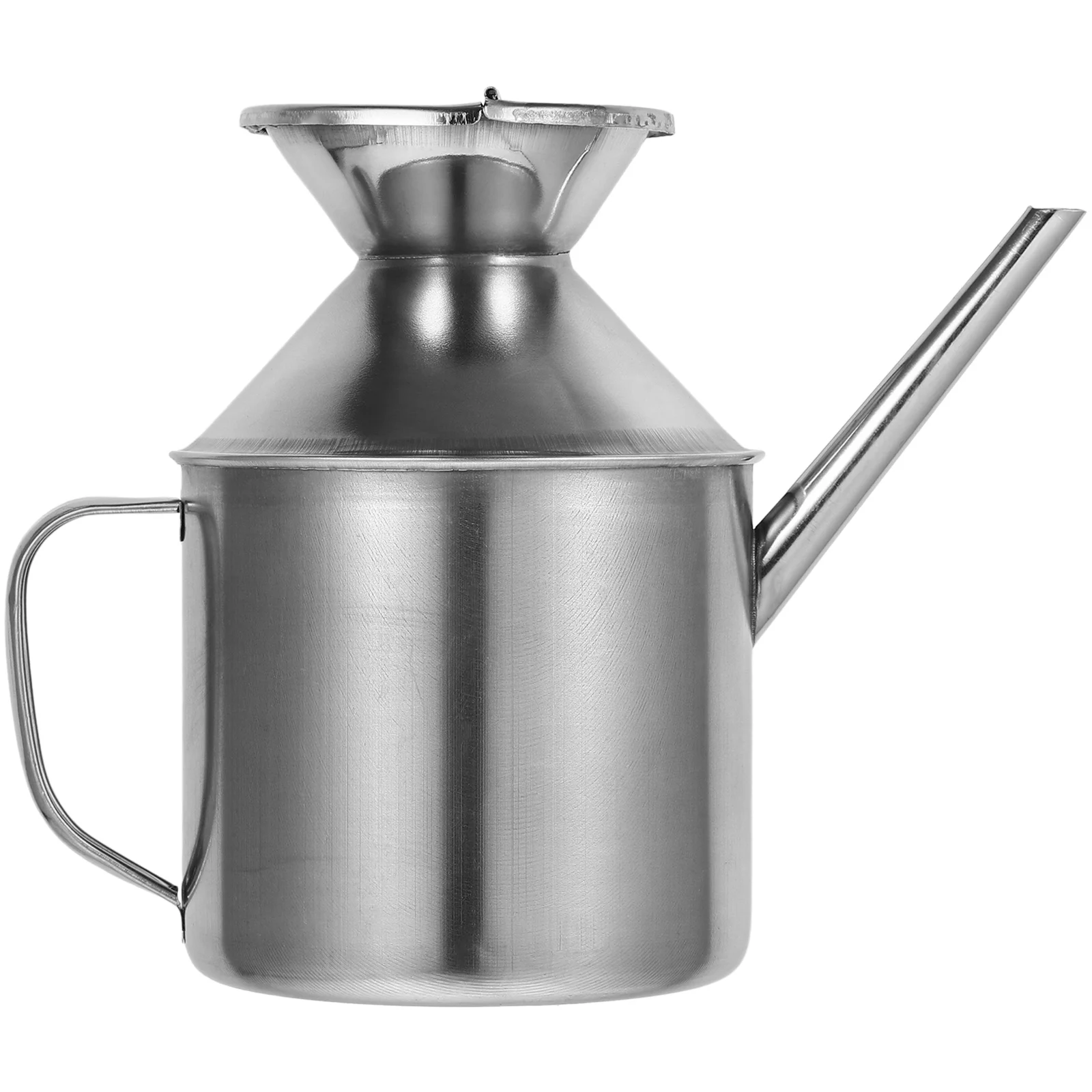 

Stainless Steel Vinegar Dispenser 500ml Oil Container Ergonomic Handle Easy Pouring Fresh Keeping Multi-Use Kitchen Item