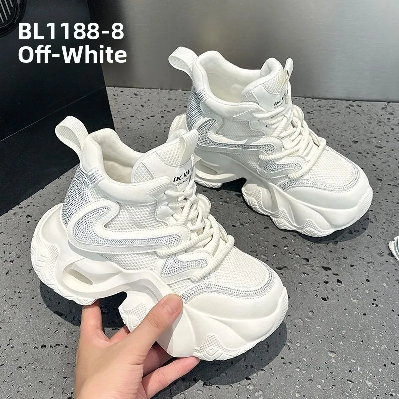 

Женские кроссовки Celiny Roque Dad oes, осень 2022, новинка Sle Thi Bot, удлиняющая натуральная кожа, повседневная спортивная oes Diamond Embel...