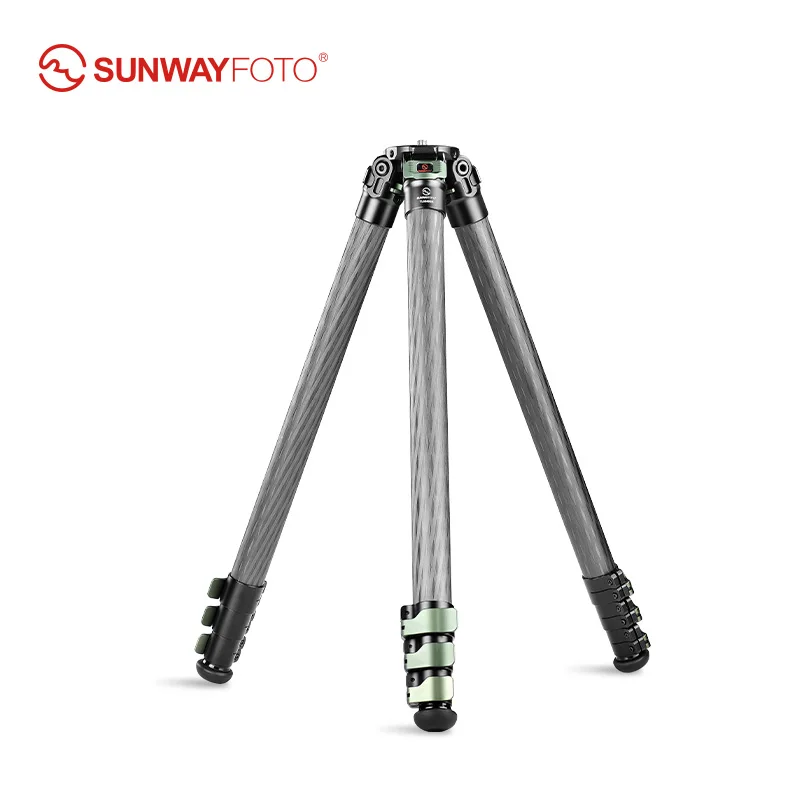 SUNWAYFOTO TL3240CK Flip locks Carbon Riber Travel Tripod Compact for DSLR Camera, 60\'\' 32mm 4 Sections Legs, no Center Column