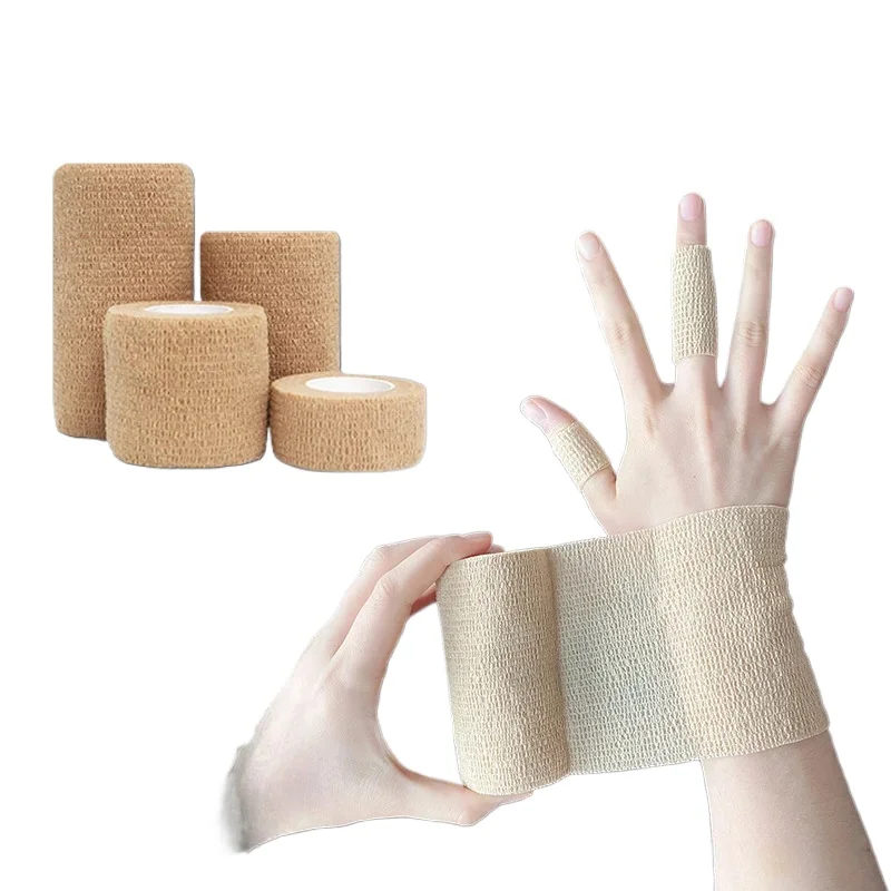 Estudante colorido escrever auto adesivo elástico bandagem envoltório fita elastoplast para almofadas de apoio joelho dedo tornozelo palma ombro