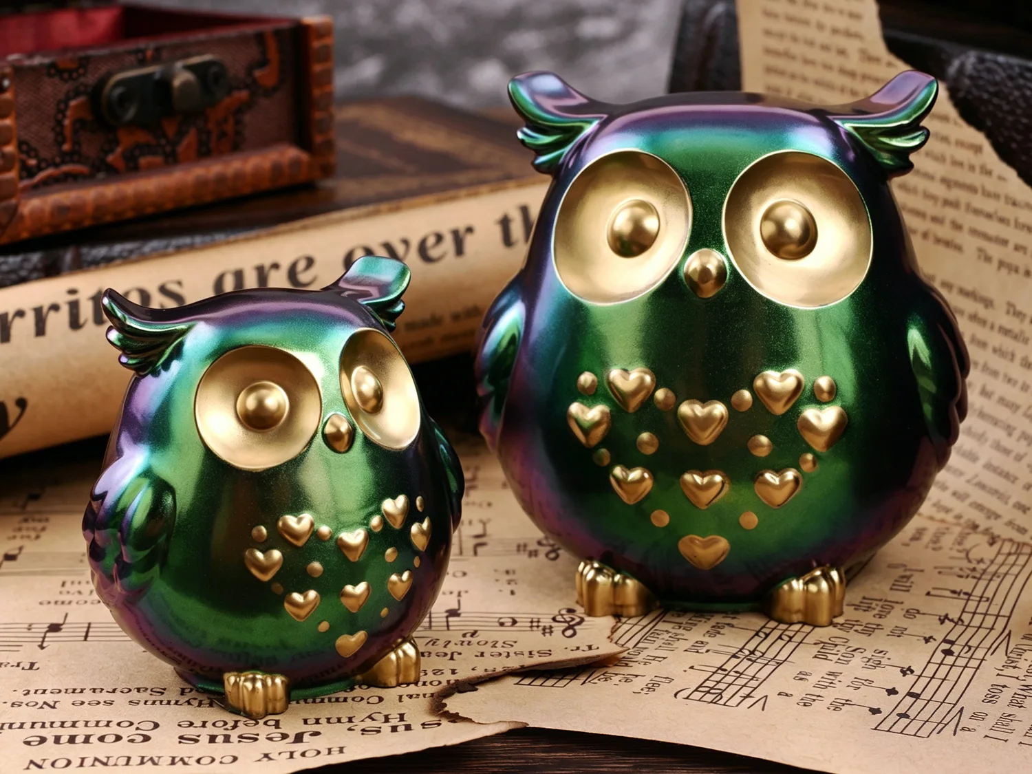 2PCS Owl Silicone Mold Set - L - Silicone Epoxy Resin Molds Set ulasan dan harga