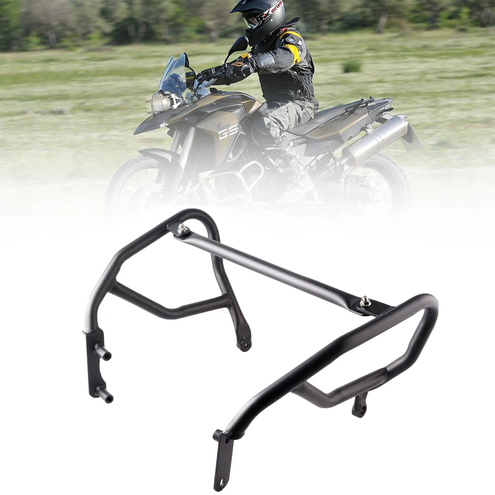 Motorcycle Engine Guard Crash Bar Heavy Duty Steel Tube Frame Protector Black/Chrome Plated For BMW F800GS F700GS F650GS 08-18