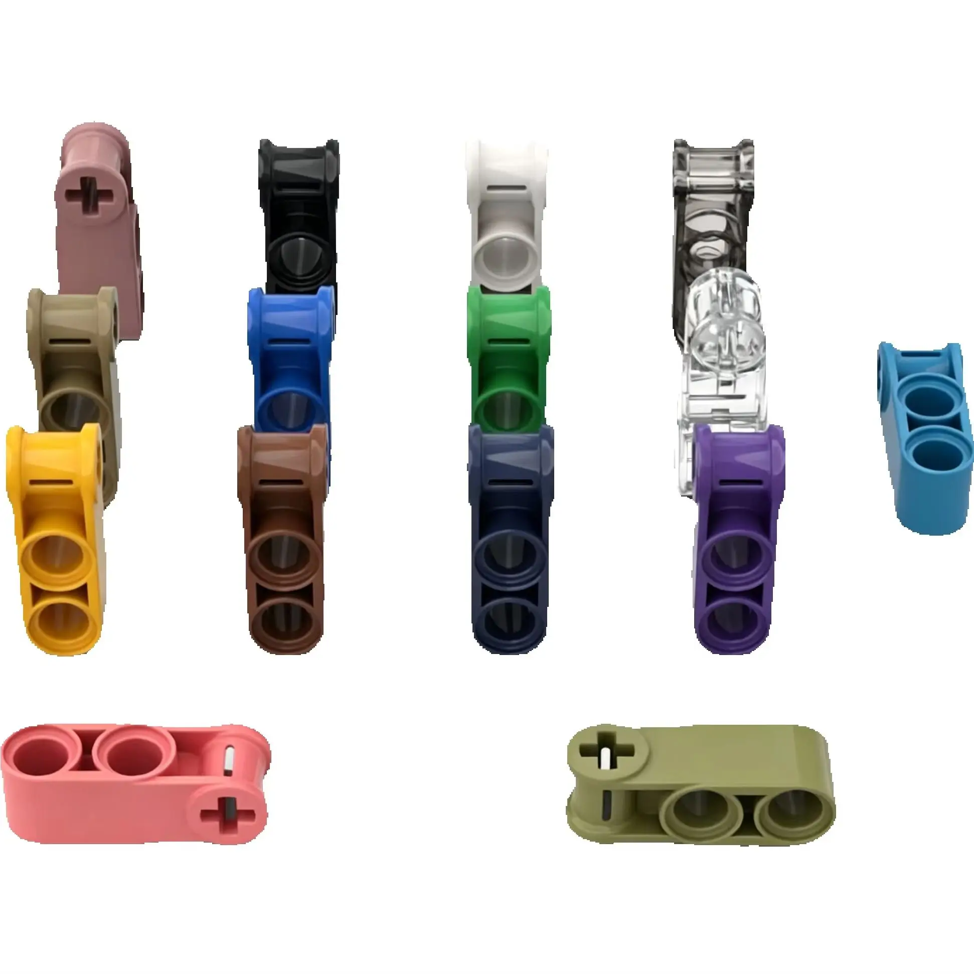 

100PCS MOC 42003 Puzzle Particle With Hole Building Blocks Kit Axle And Pin Connector Brick DIY Assemble Toys Gifts Dropshipping