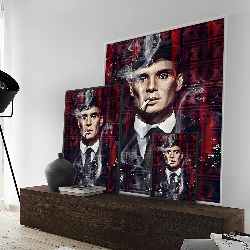 P-Peaky B-Blinders TV Whitepaper Poster HD Quality Poster Wall Art Painting Study Room Wall Decor