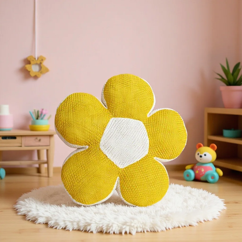 Flower Shape Sofa Cushion Throw Pillow Seating Decorative Pillow Home Decoration Soft Couch Pillow
