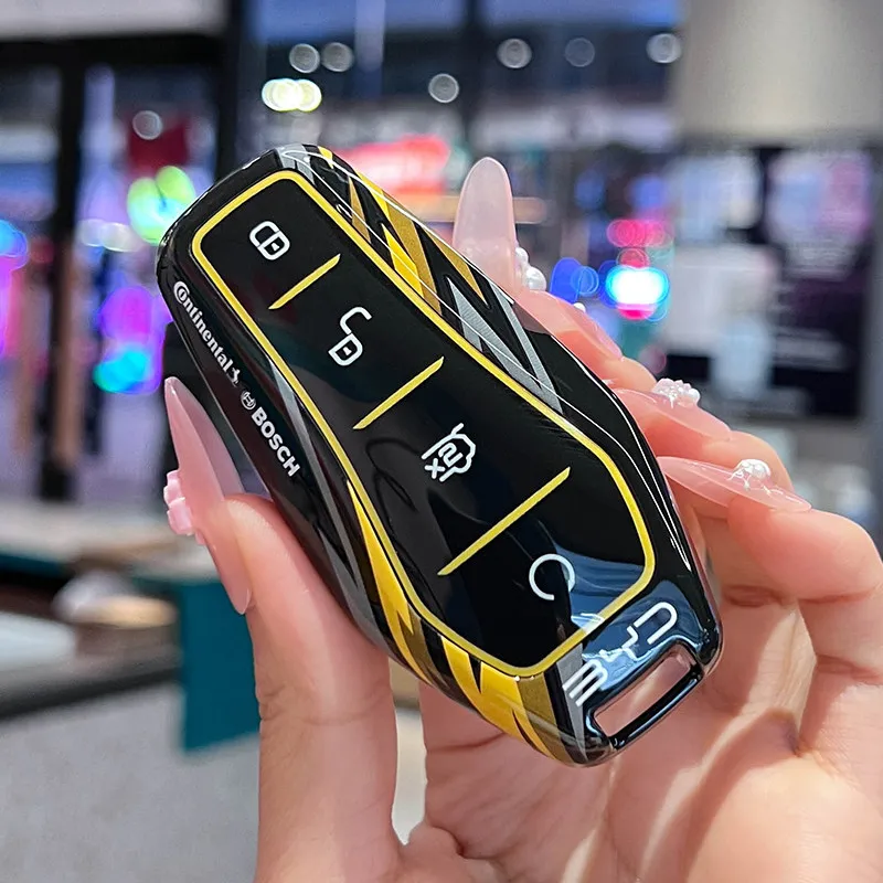 For BYD key protective cover, seal 06, Han, Tang, Qin, L, Song Pro/Plus, Song LDMI, Yuan Up, Haishi car shell buckle