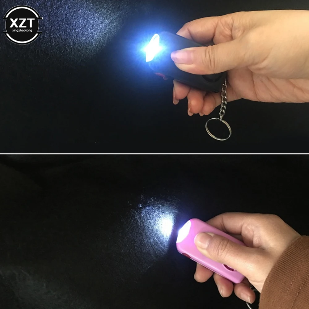 130dB สัญญาณเตือนภัยส่วนบุคคลหมาป่าของผู้หญิงพร้อมไฟ LED เครื่องมือความปลอดภัยสำหรับผู้หญิงเด็กและผู้สูงอายุ