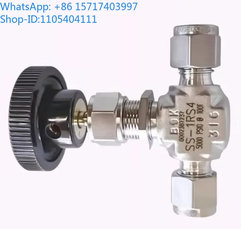 Stainless steel needle valve SS- 1RS ORS 2 4 6 8 10 12 3 MM